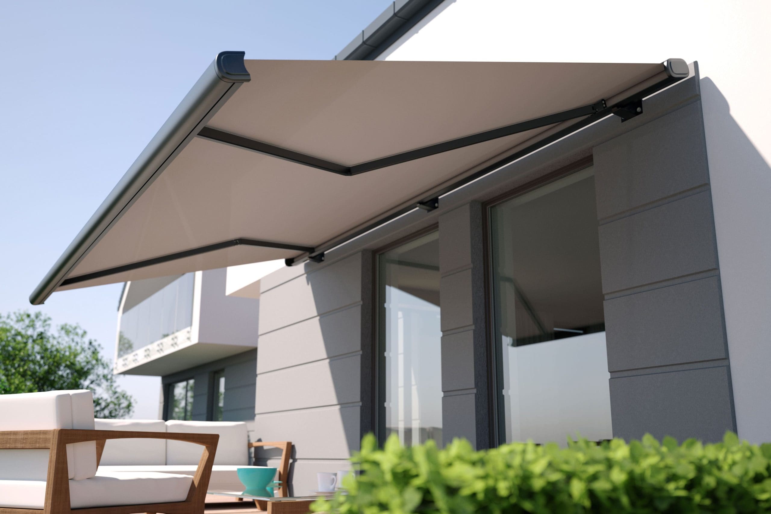 Residential awning installation in Toledo